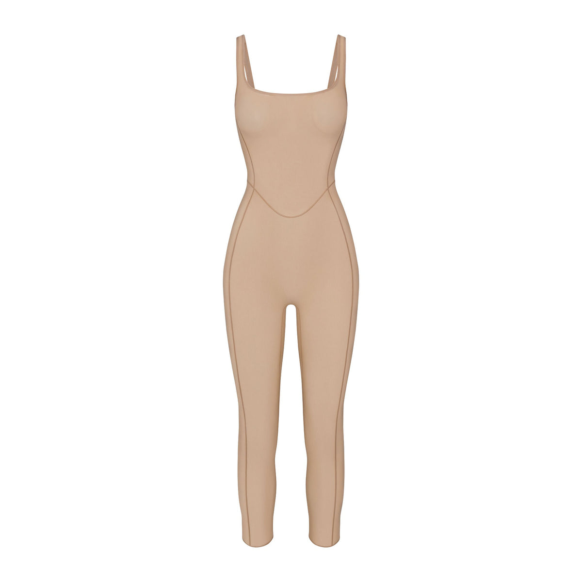 POWER MESH SHAPEWEAR CATSUIT | CLAY