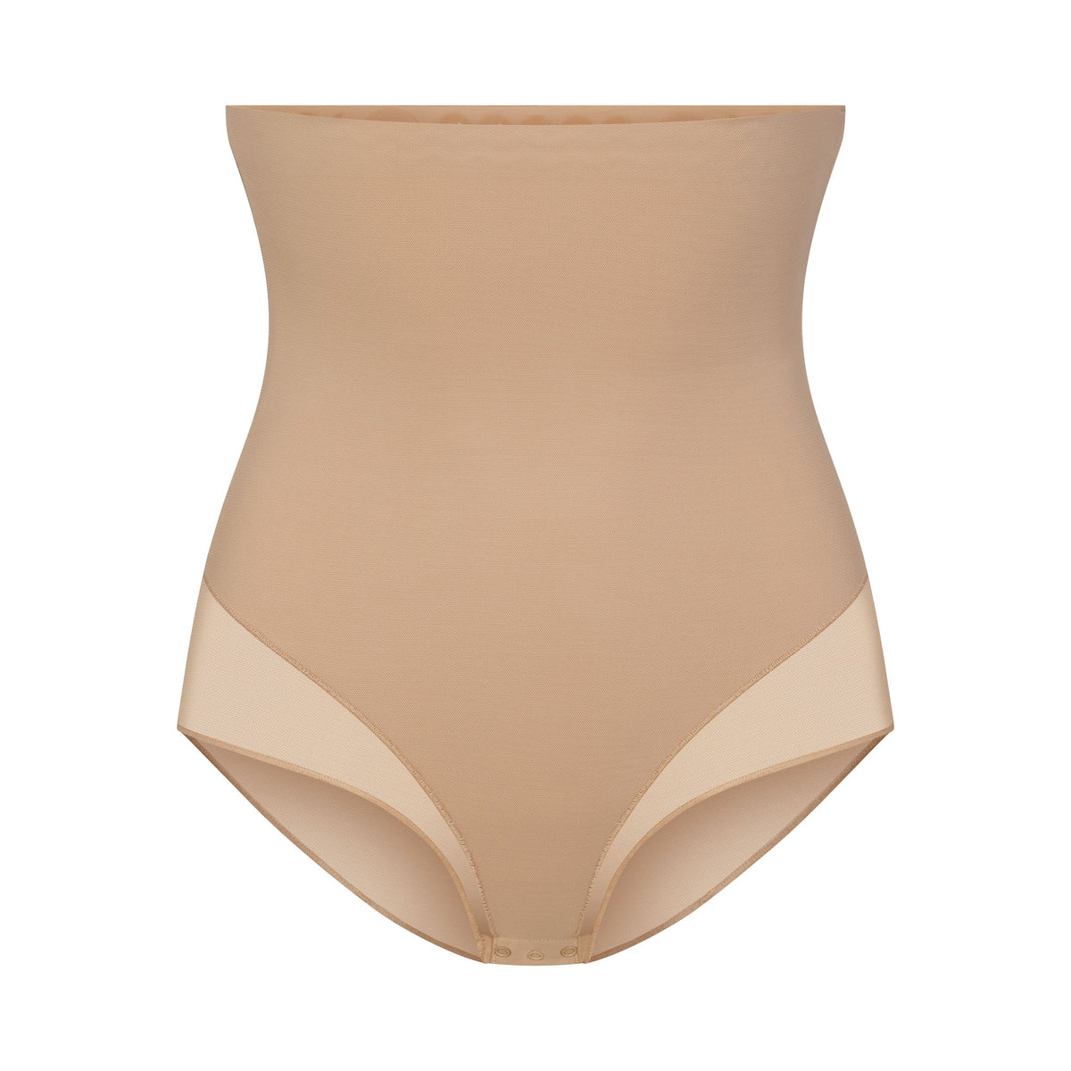 POWER MESH SHAPEWEAR CORE SCULPT HIGH-WAISTED BRIEF | CLAY