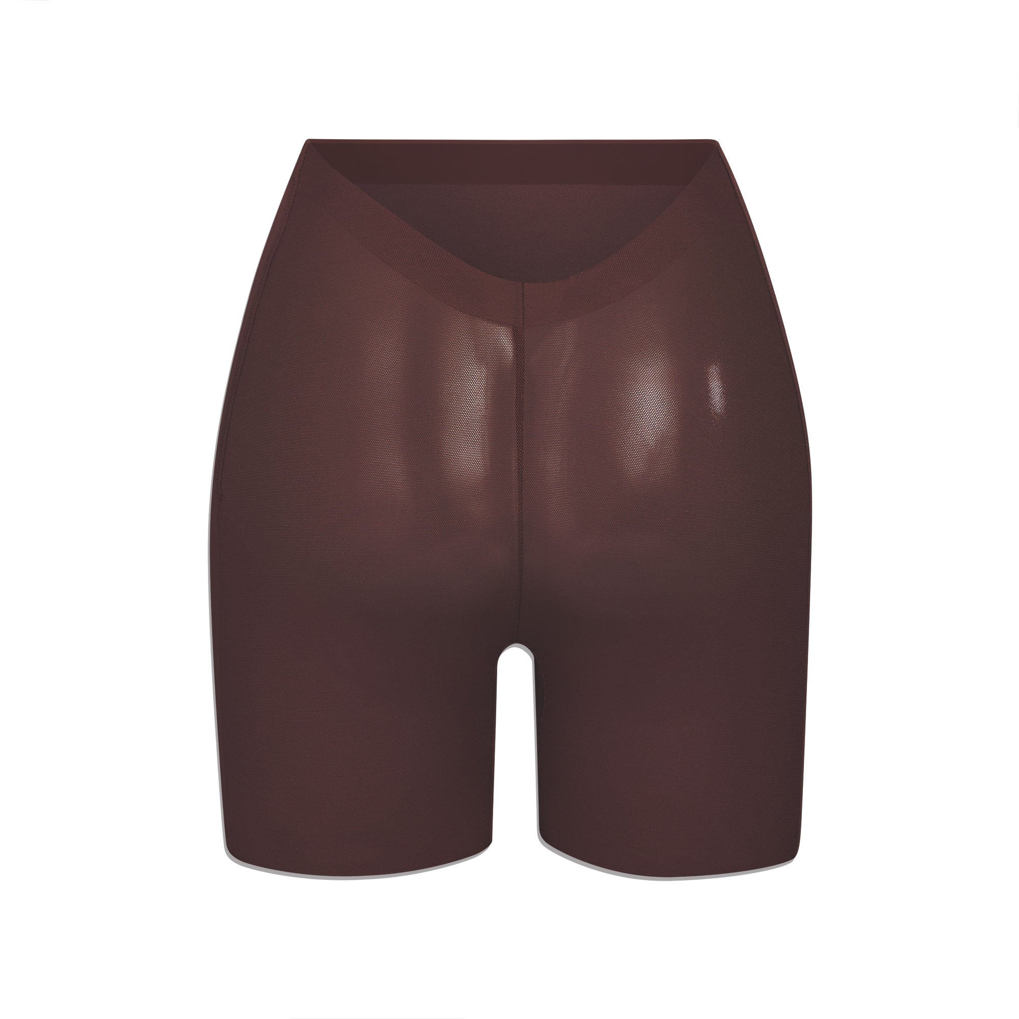 SHEER SCULPT LOW BACK SHORT | COCOA