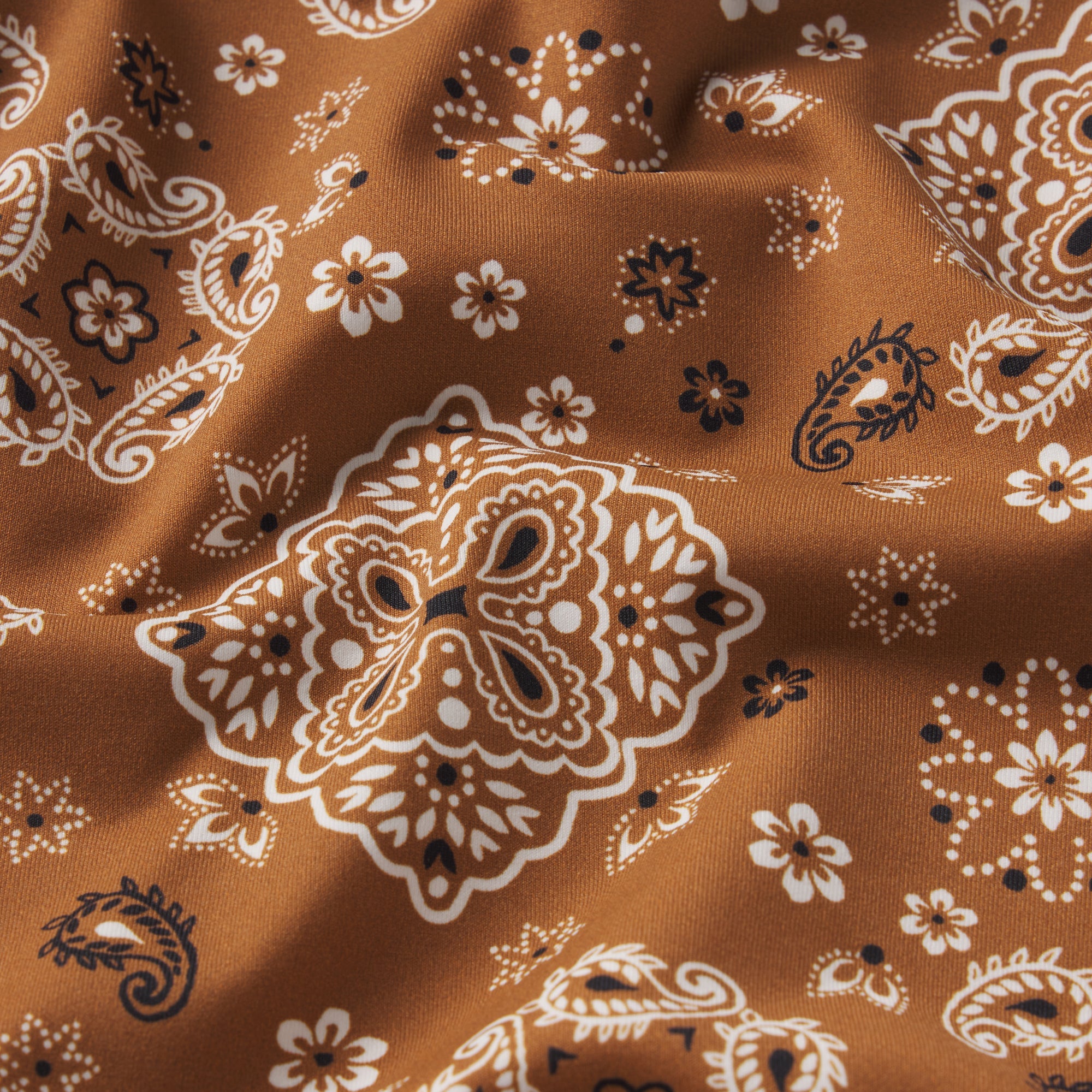 SIGNATURE SWIM THONG BIKINI BOTTOM | ALMOND BANDANA