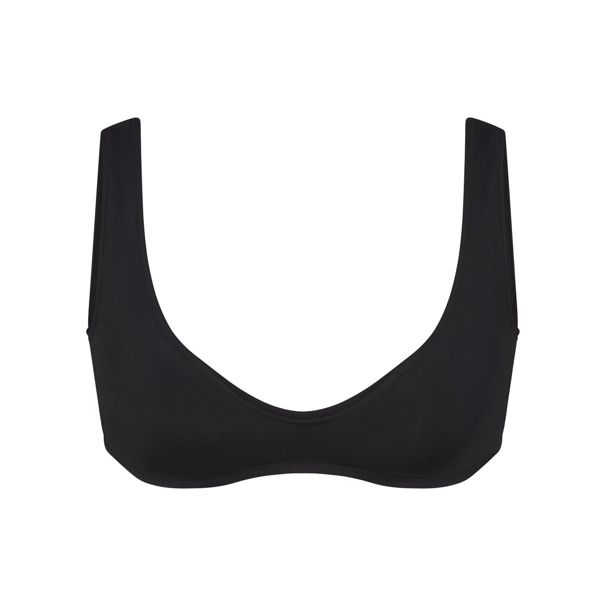 SIGNATURE SWIM PLUNGE BIKINI TOP | ONYX