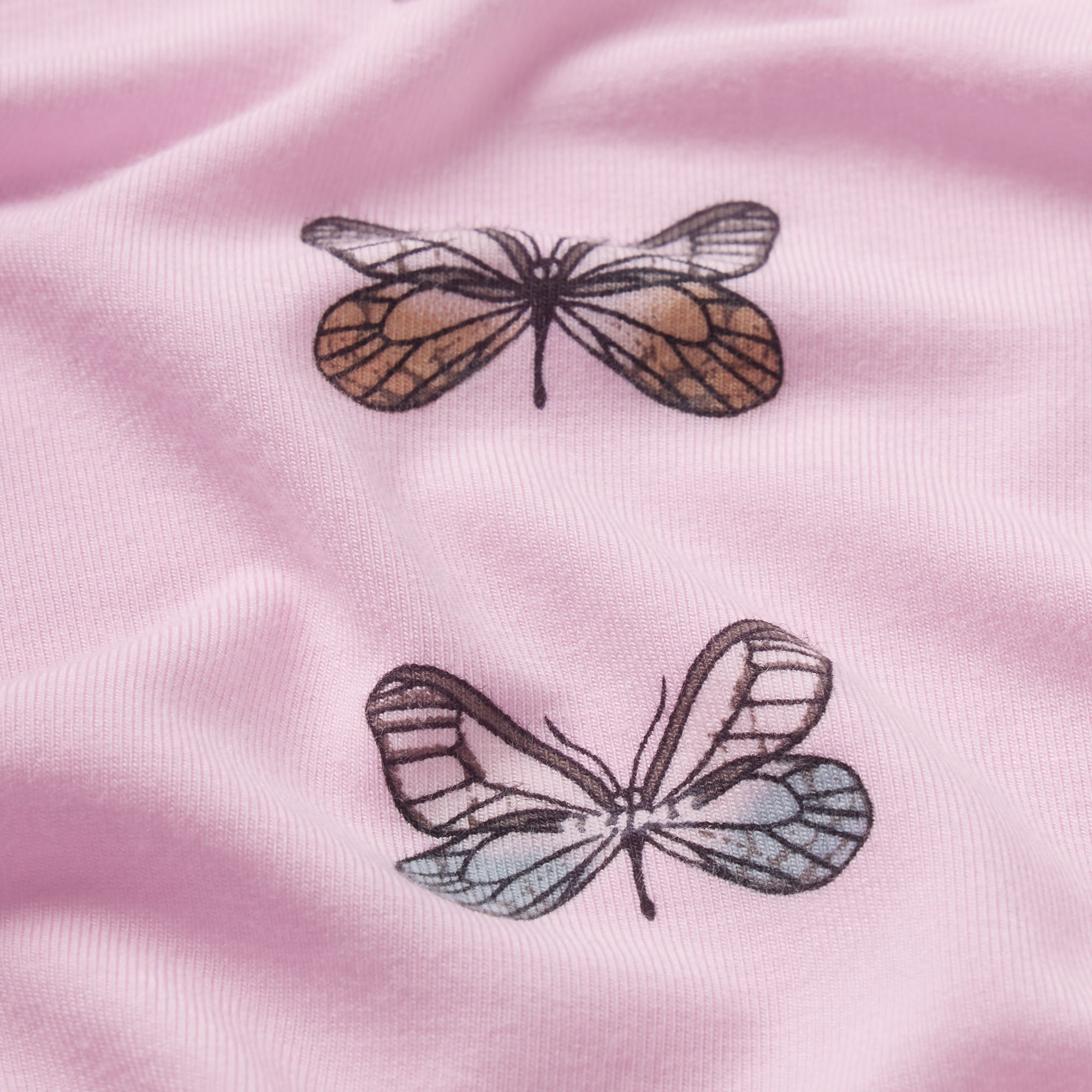 SKIMS SLEEP SHORT SLEEVE BUTTON UP SET | PEONY BUTTERFLY PRINT