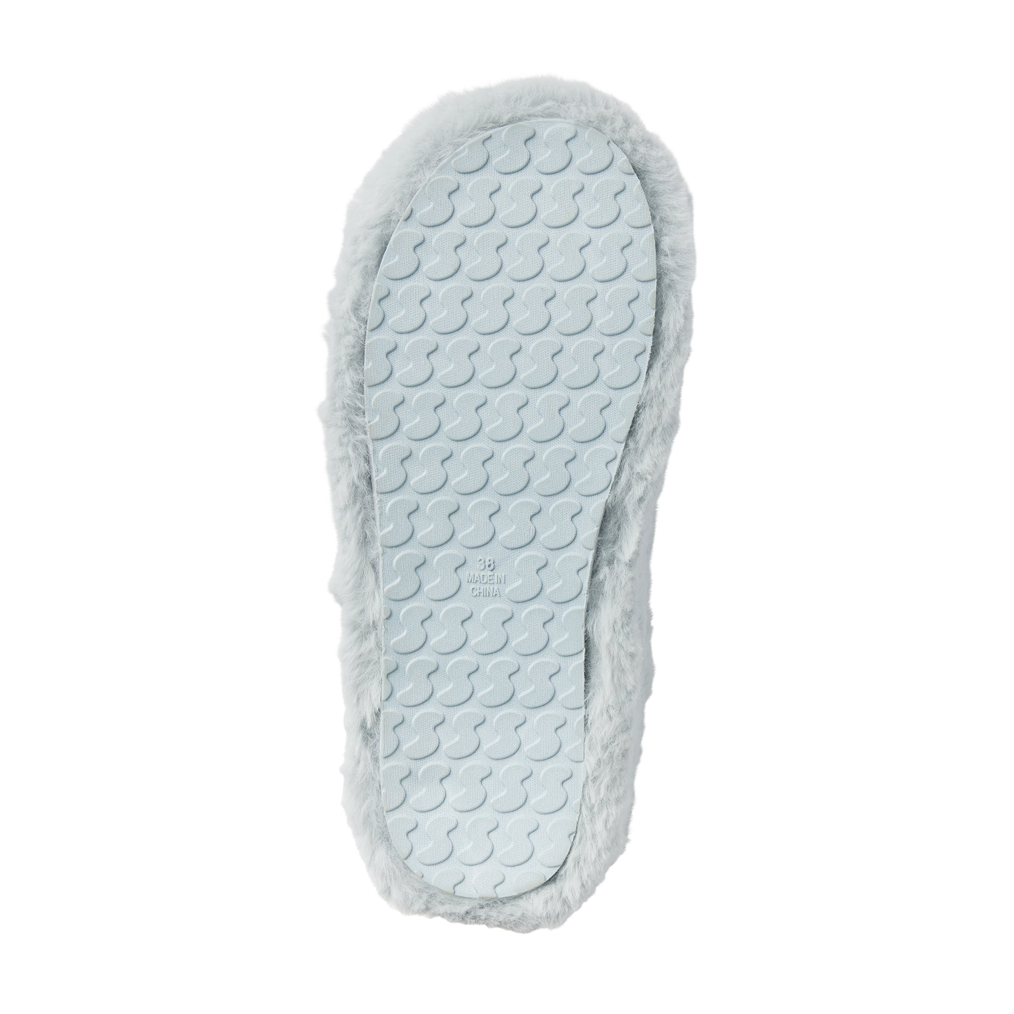 FAUX FUR SLIPPER | ZEN BLUE