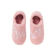 SKIMS ACCESSORIES SHERPA SLIPPER | PEONY SKIMS BOW