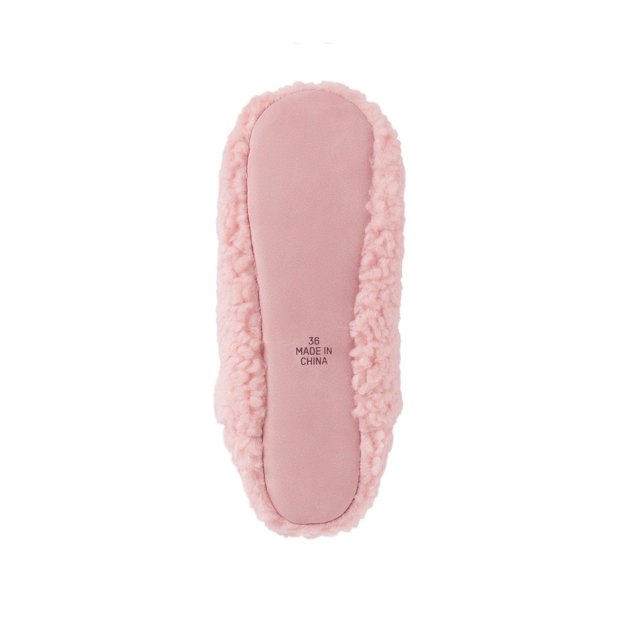 SKIMS ACCESSORIES SHERPA SLIPPER | PEONY SKIMS BOW