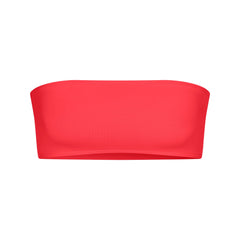 ICONIC SWIM MICRO BANDEAU BIKINI TOP | CARMINE