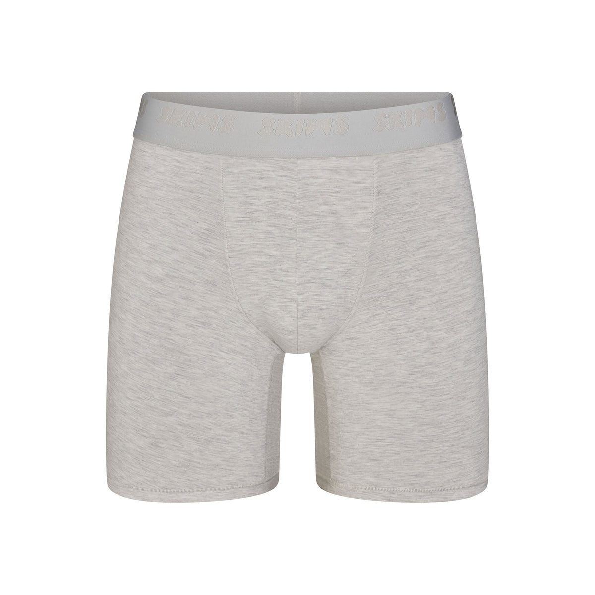 SKIMS STRETCH MENS 5" BOXER BRIEF | LIGHT HEATHER GREY