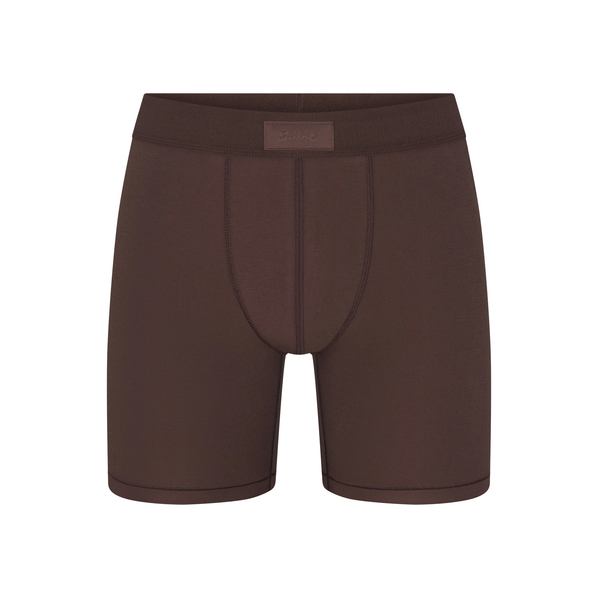 SKIMS COTTON MENS 5" BOXER BRIEF 3-PACK | RUBY ESPRESSO MULTI