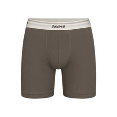 SKIMS COTTON RIB MENS 5" BOXER BRIEF | JUNGLE