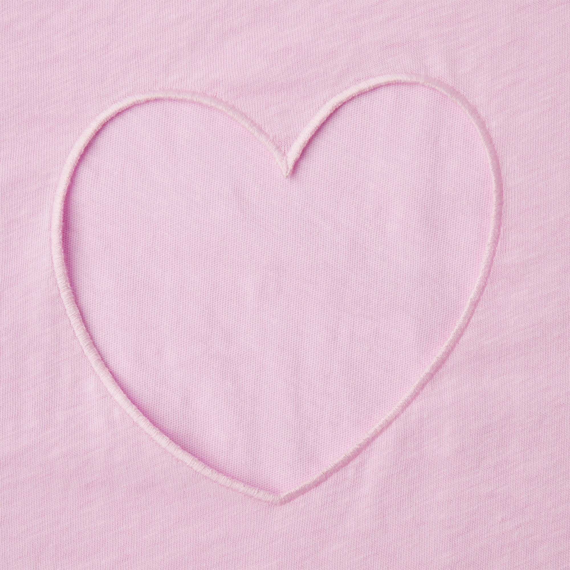 WORN IN JERSEY HEART MICRO SHORT | BABY PINK