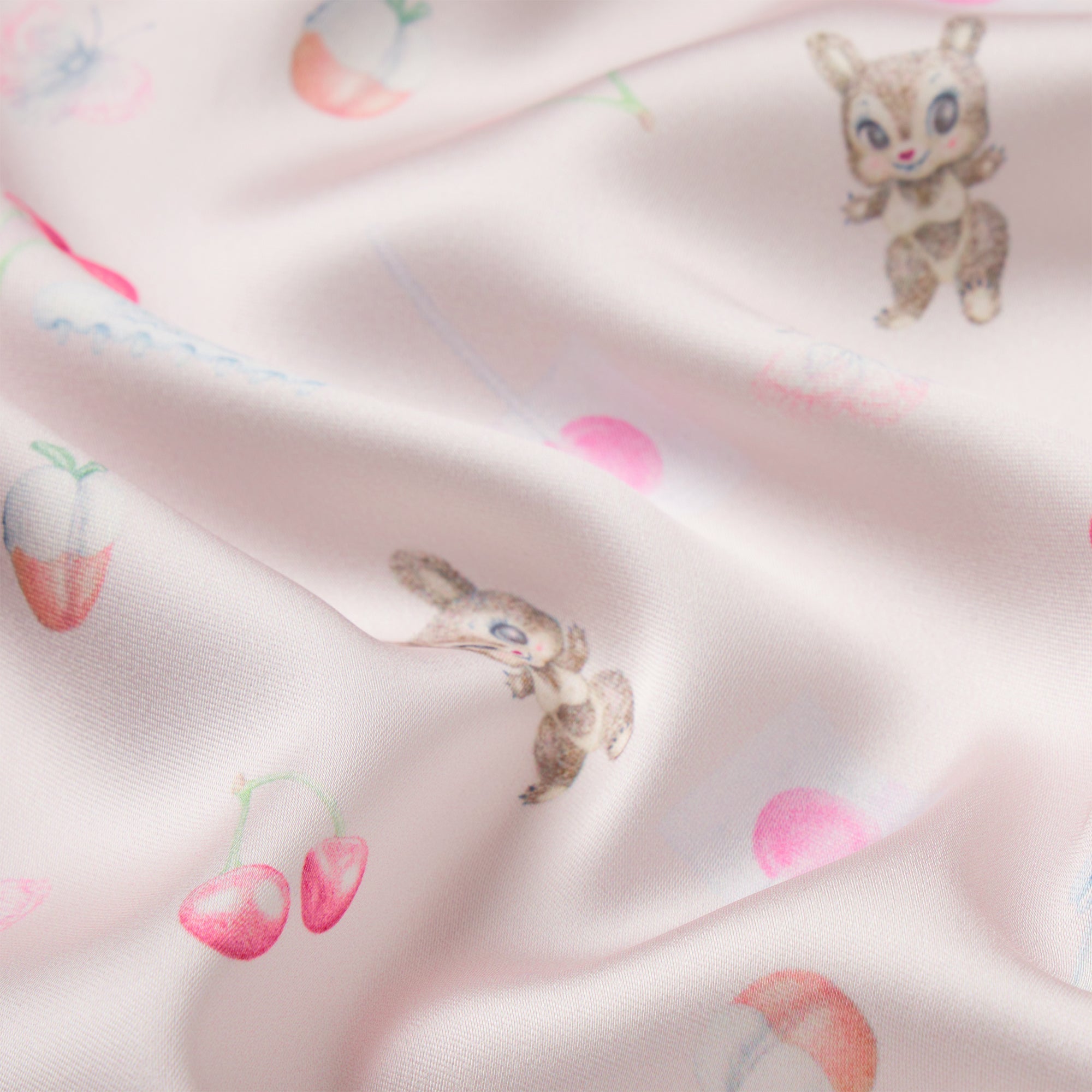 WOVEN SHINE LONG SLEEP SET | BARELY PINK SNACK BAG