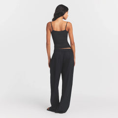 SHEER MODAL LACE CAMI | ONYX