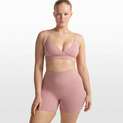NikeSKIMS MATTE WRAP FRONT BRA | HIMALAYAN