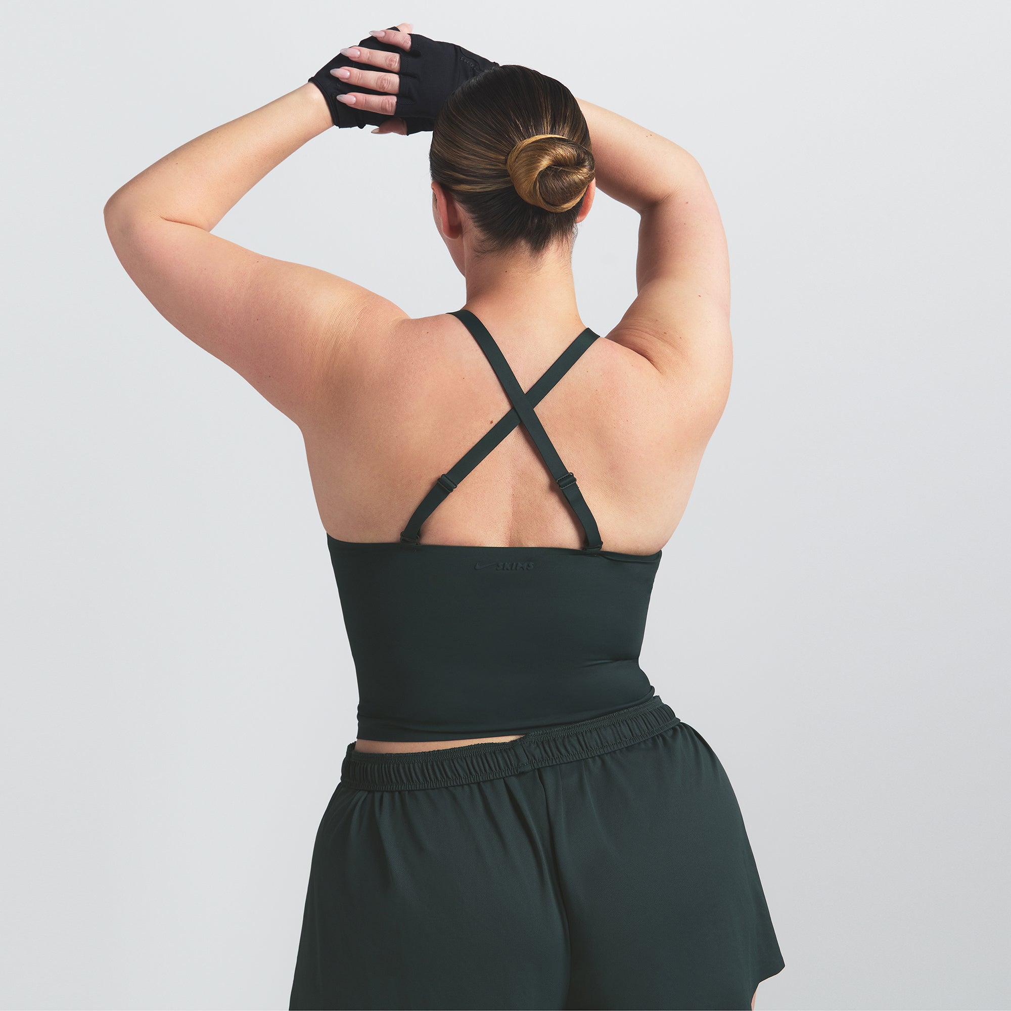NikeSKIMS SHINE V-NECK TANK | DARK TEAL