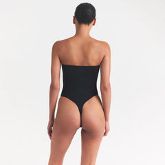 SMOOTH LAYERS STRAPLESS BODYSUIT | OBSIDIAN
