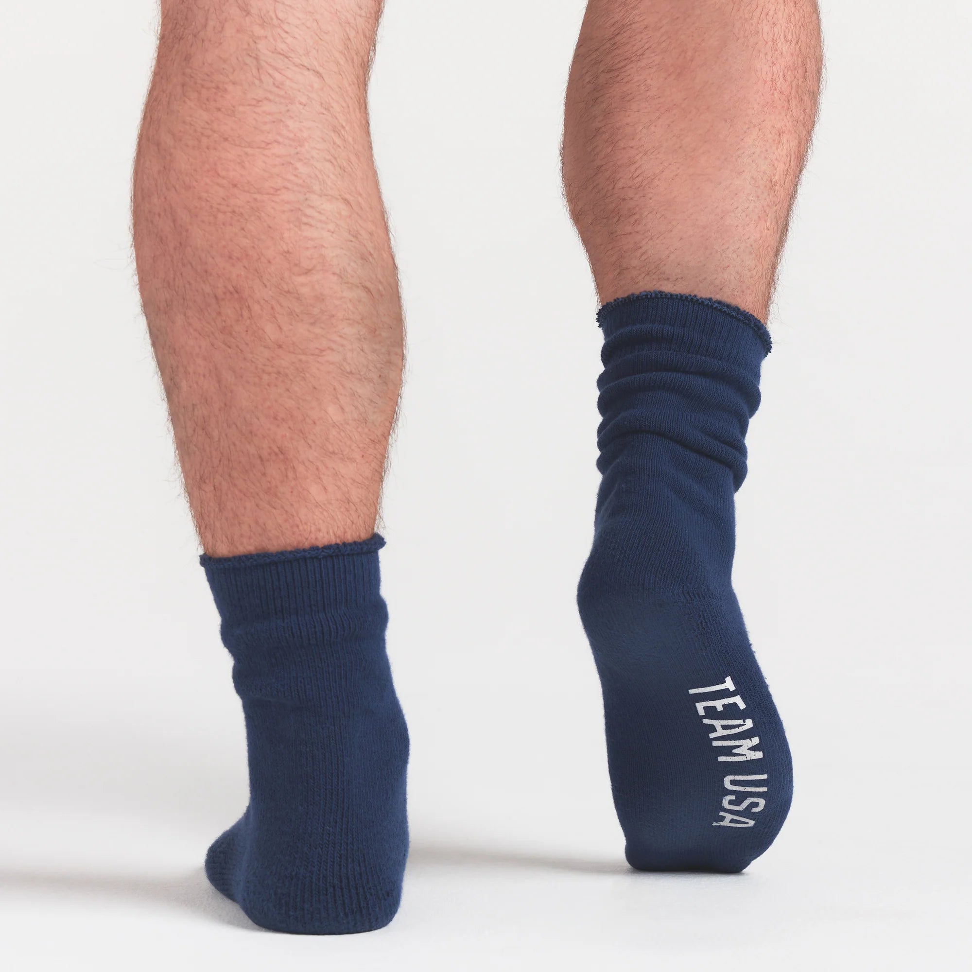 SKIMS FOR TEAM USA MENS OLYMPIC LOUNGE SOCK | NAVY