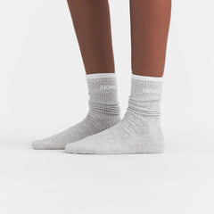 SKIMS SOCKS RIBBED CREW LOGO SOCK 3-PACK | CHERRY BLOSSOM MULTI