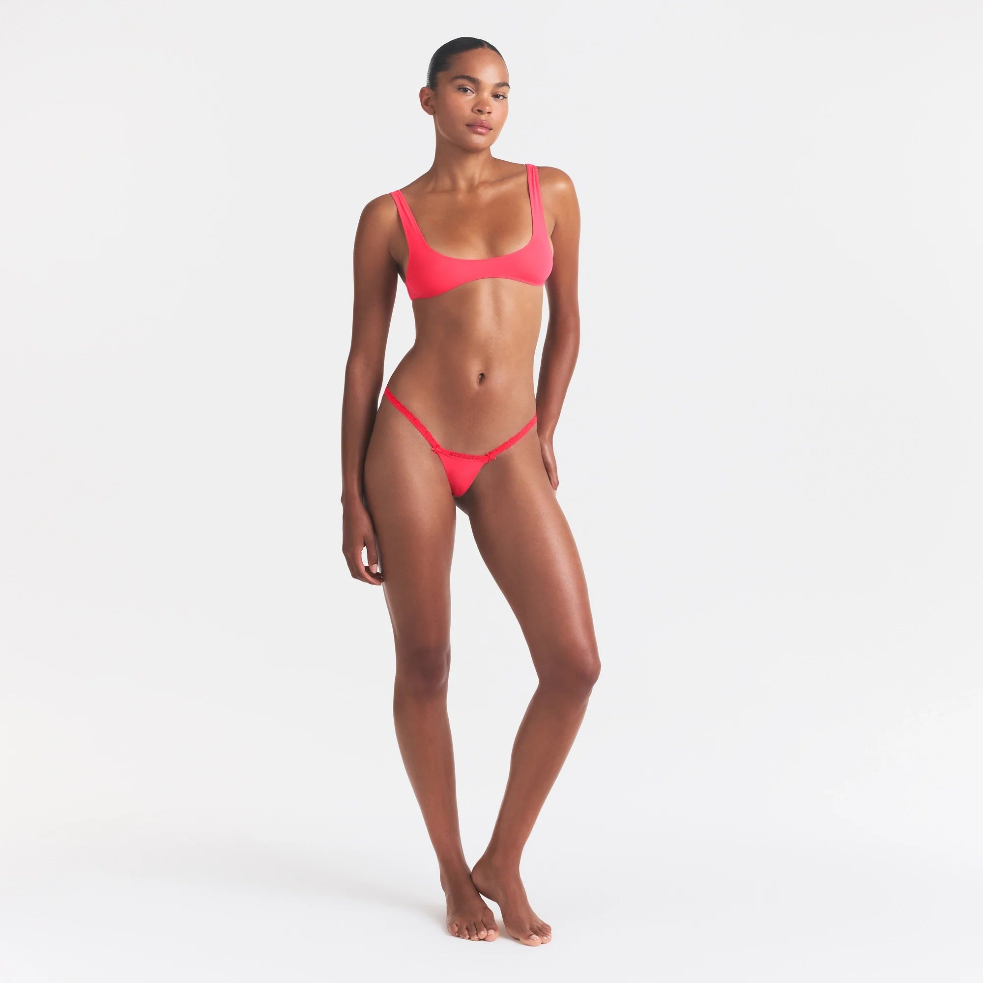 FITS EVERYBODY MICRO SCOOP BRALETTE | ULTRA PINK