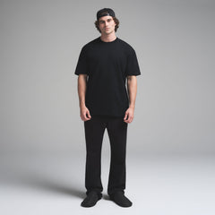HEAVYWEIGHT COTTON MENS RELAXED T-SHIRT | OBSIDIAN