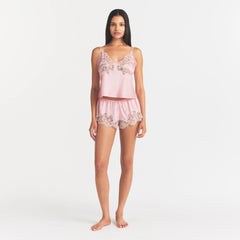 SILK LACE CAMI | PEONY TONAL