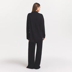 ORGANIC COTTON SLEEP LONG SLEEVE SET | OBSIDIAN