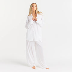 ORGANIC COTTON SLEEP LONG SLEEVE SET | SNOW