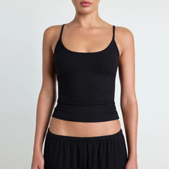SOFT LOUNGE TANK SLEEP SET | ONYX