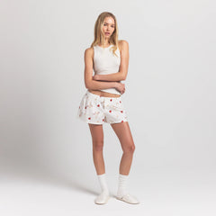 COTTON POPLIN BOXER SLEEP SET | MARBLE CHERUB PRINT