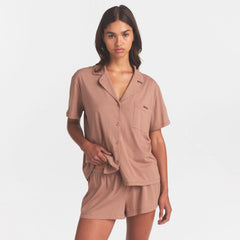 ORGANIC COTTON SLEEP SHORT SLEEVE SET | SIENNA