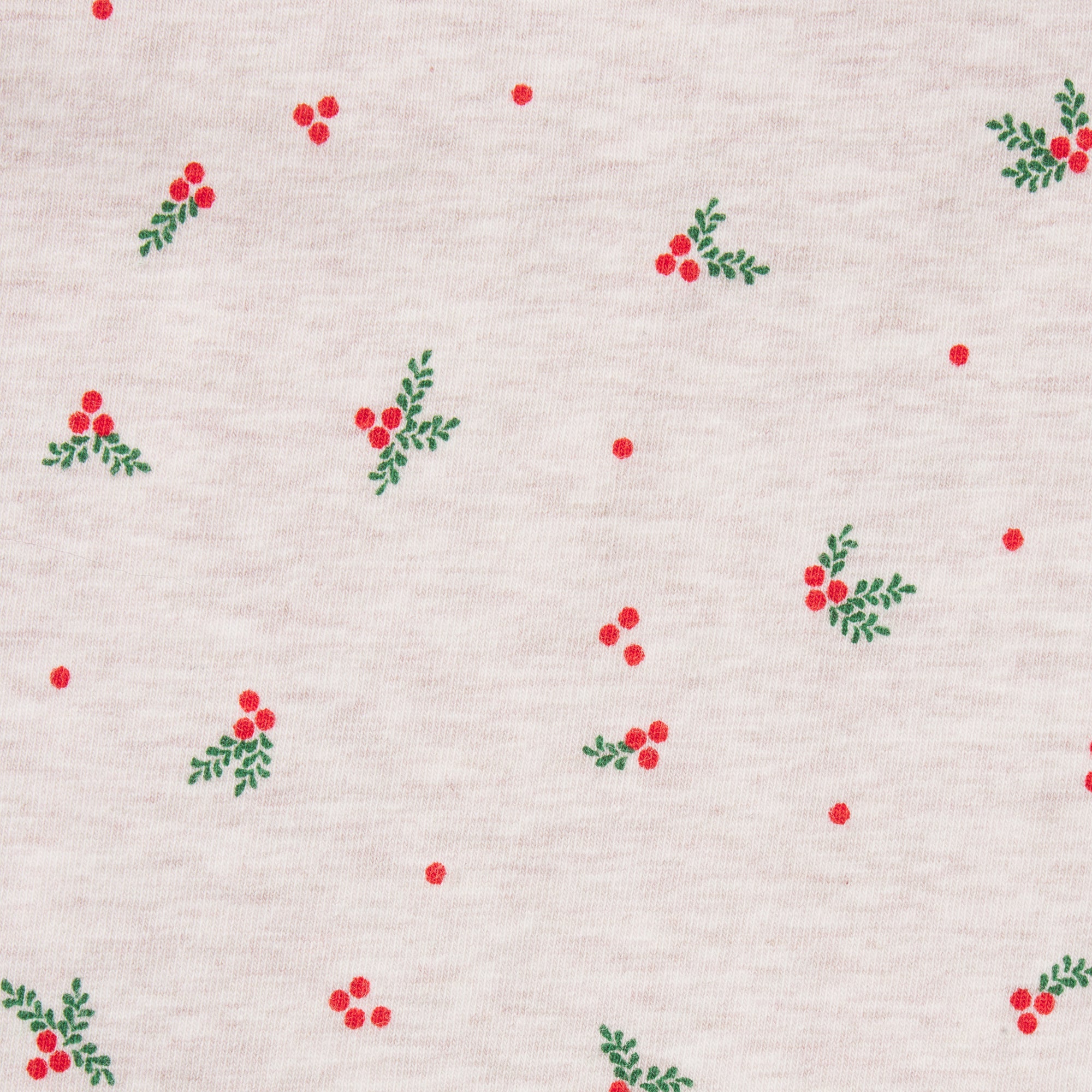 COTTON JERSEY CAMI | OATMEAL HEATHER HOLLY PRINT