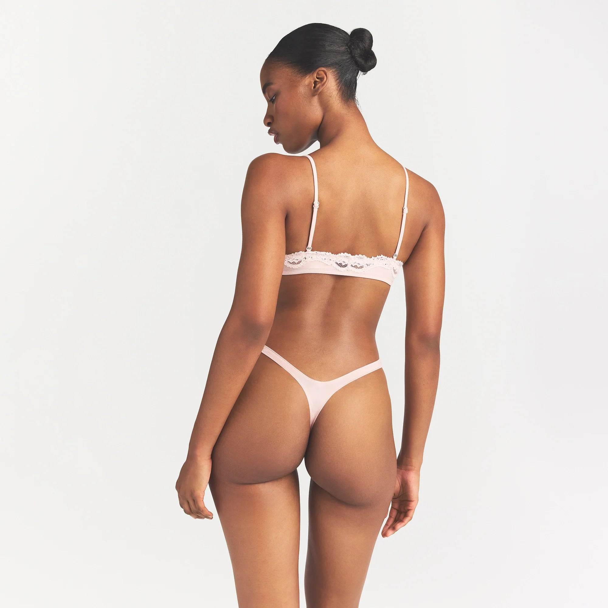 SHINE FOUNDATIONS DIPPED THONG | DUSTY PINK