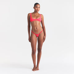 FITS EVERYBODY LACE MICRO THONG | ULTRA PINK