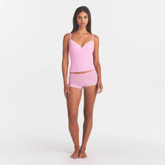 FITS EVERYBODY LACE PUSH-UP CAMI | BUBBLE GUM TONAL