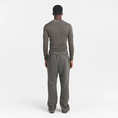 SKIMS COTTON RIB MENS HENLEY | JUNGLE