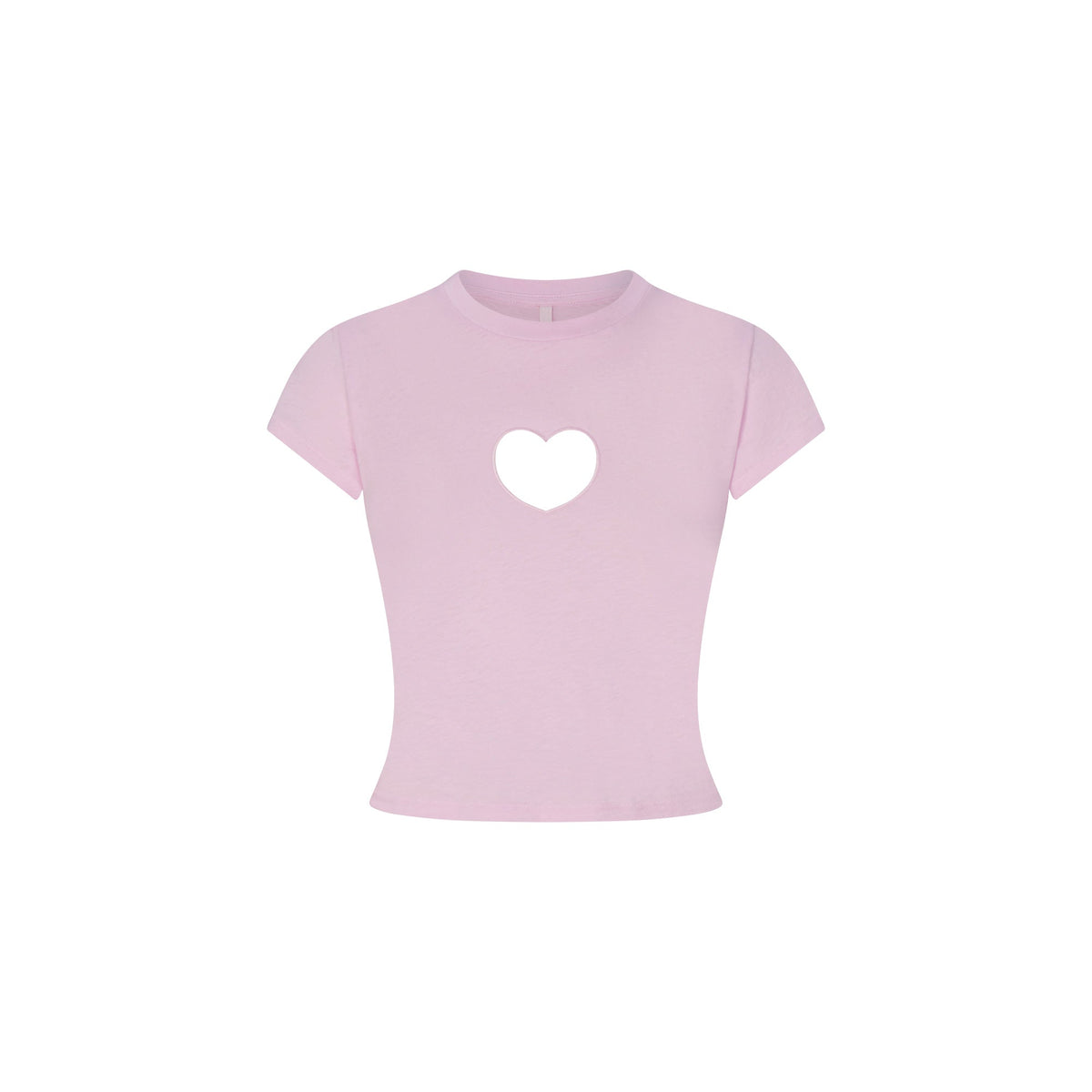 WORN IN JERSEY HEART BABY TEE | BABY PINK