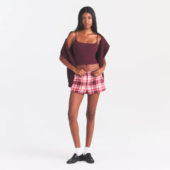 COTTON JERSEY CAMI | CURRANT