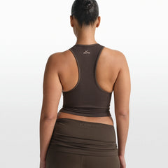 NikeSKIMS RIBBED SEAMLESS RACER FRONT TANK | PHOENIX