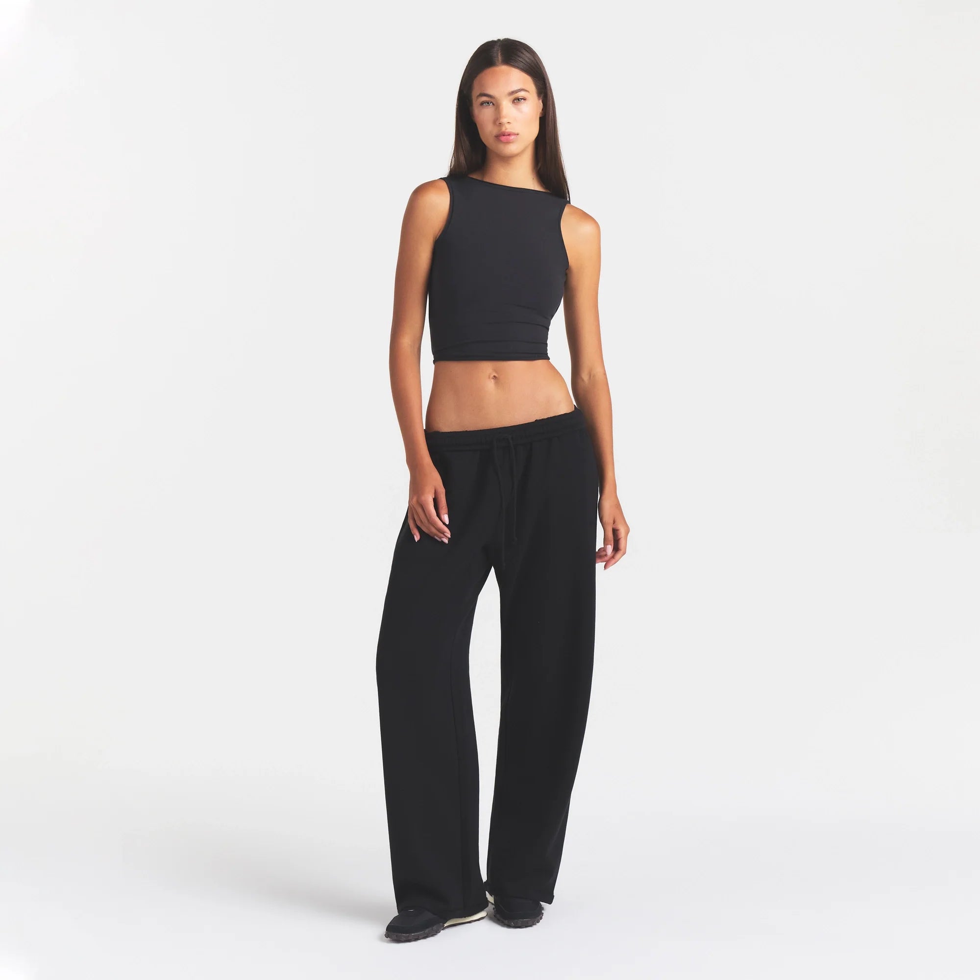 COTTON JERSEY TIE BACK TANK | SOOT