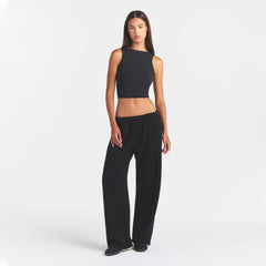 COTTON JERSEY TIE BACK TANK | SOOT