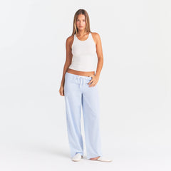 RIB SLEEP TANK | IVORY