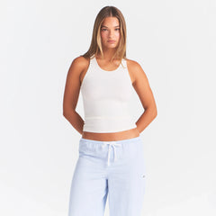 RIB SLEEP TANK | IVORY