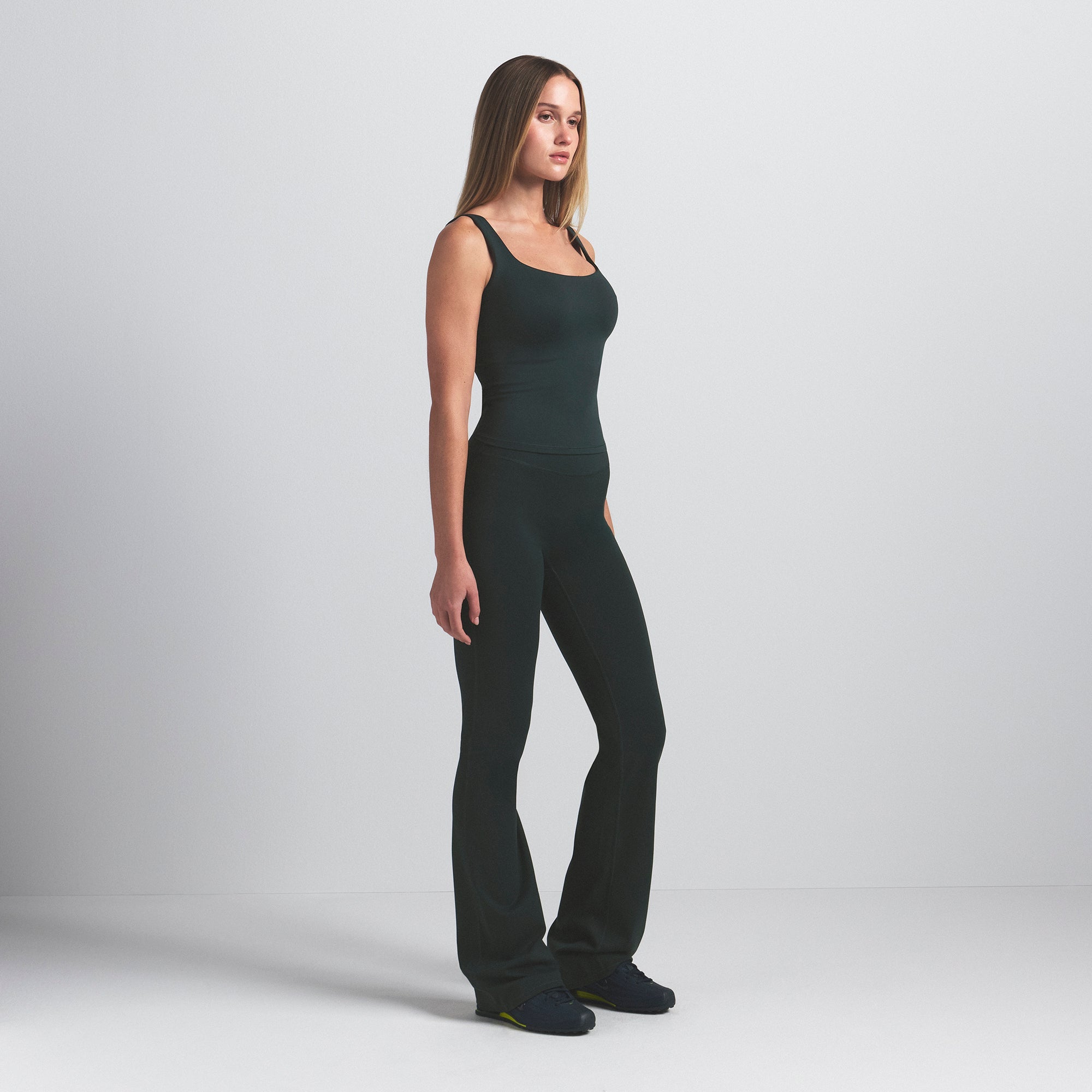 NikeSKIMS MATTE SQUARE NECK TANK | DARK TEAL