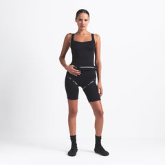 NikeSKIMS MATTE SQUARE NECK TANK | OBSIDIAN