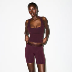 NikeSKIMS VINTAGE SEAMLESS RACERBACK TANK | CURRANT
