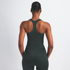 NikeSKIMS VINTAGE SEAMLESS RACERBACK TANK | DARK TEAL