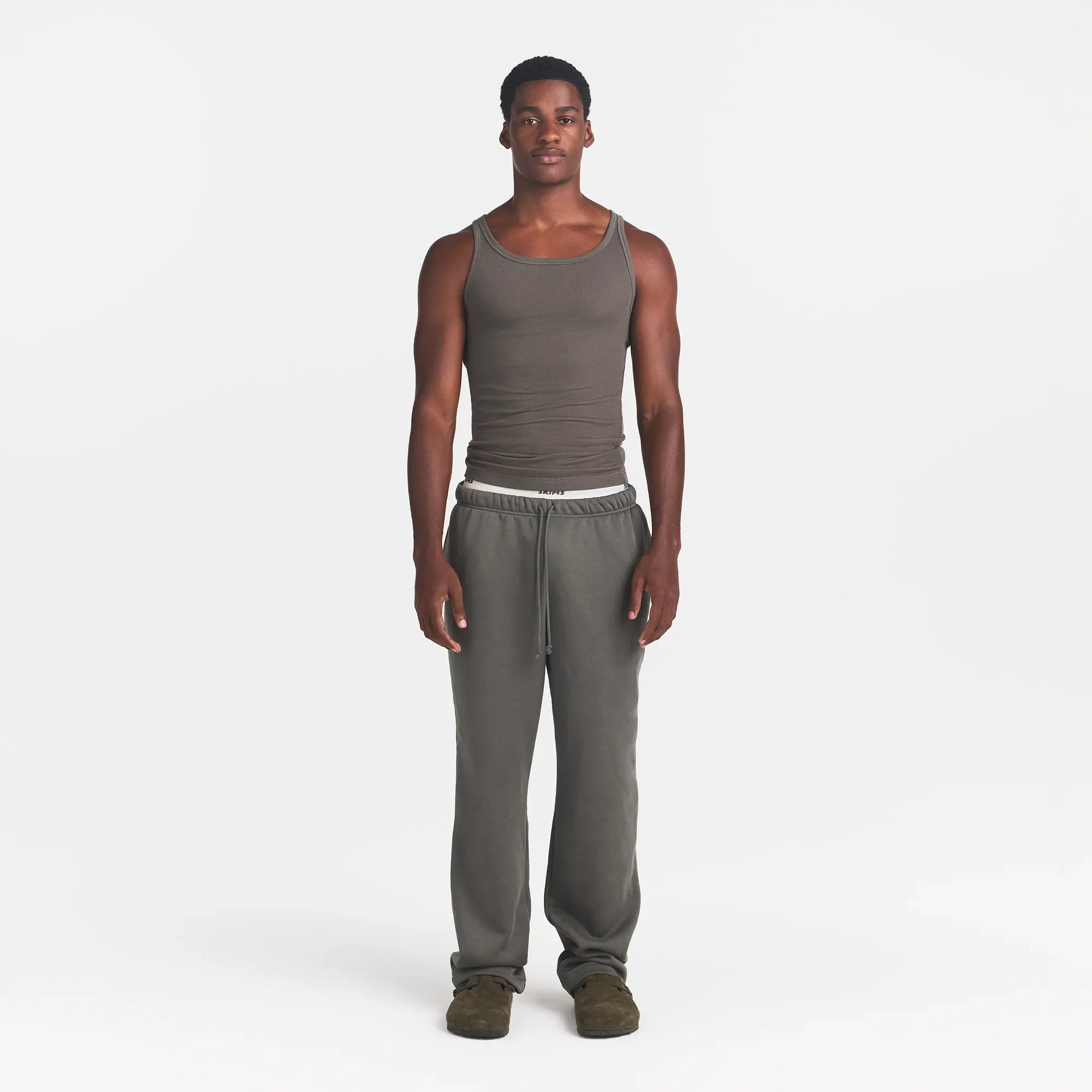 SKIMS COTTON MENS RIB TANK 3-PACK | JUNGLE MULTI