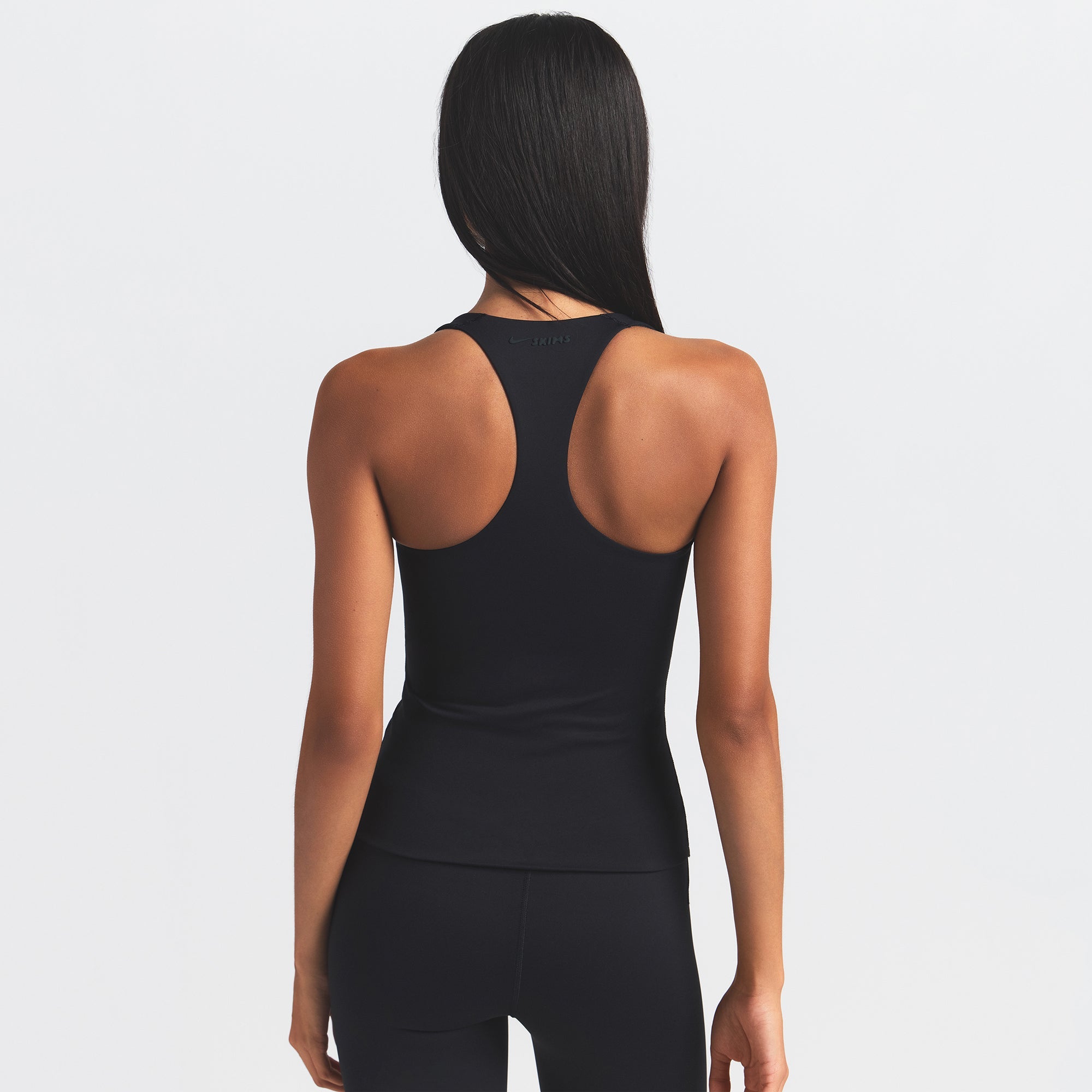 NikeSKIMS MATTE RACERBACK TANK | OBSIDIAN