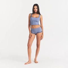 FITS EVERYBODY LACE TANK | SLATE TONAL