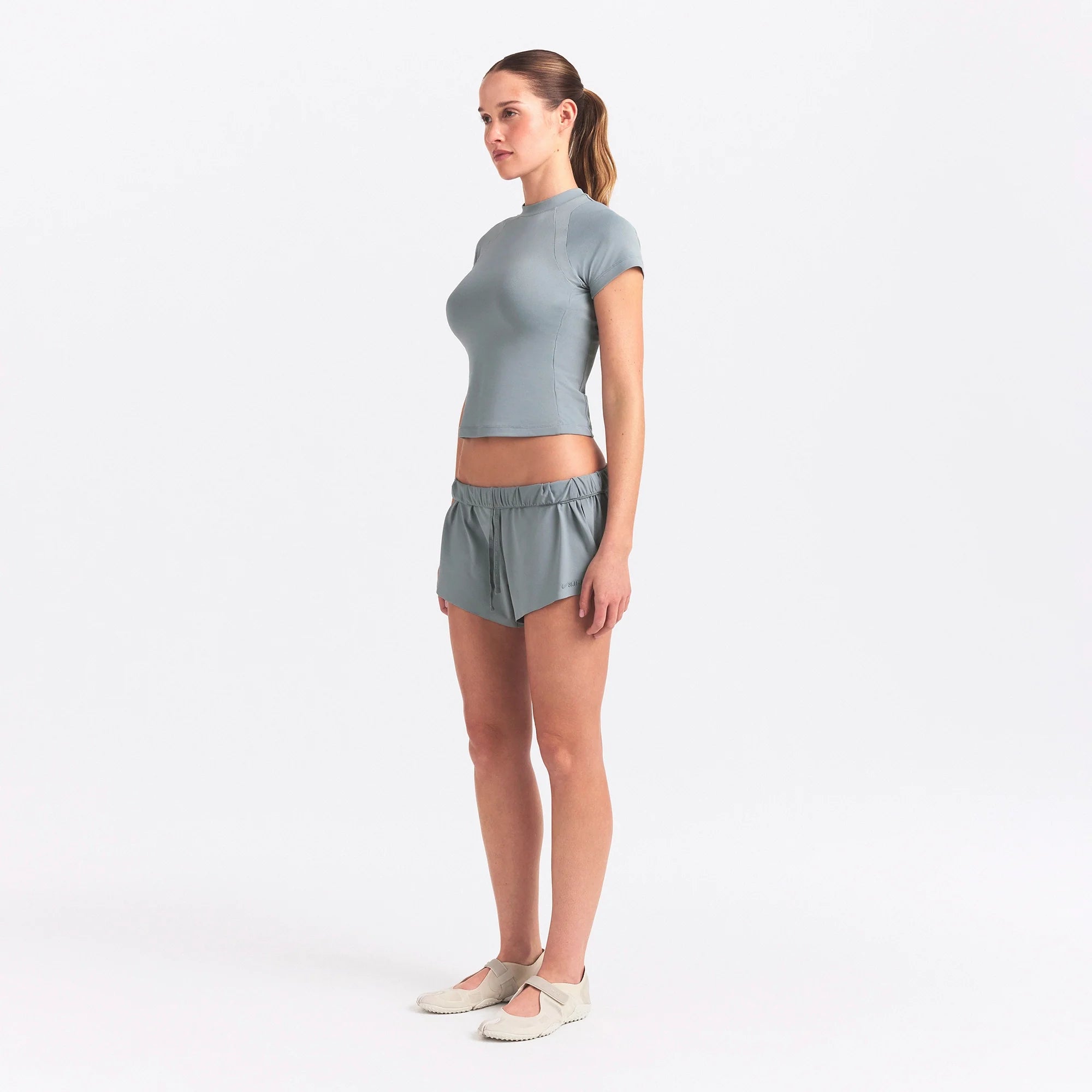 NikeSKIMS AIRY BABY T-SHIRT | WASHED PACIFIC