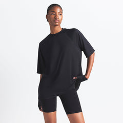 NikeSKIMS AIRY OVERSIZED T-SHIRT | OBSIDIAN